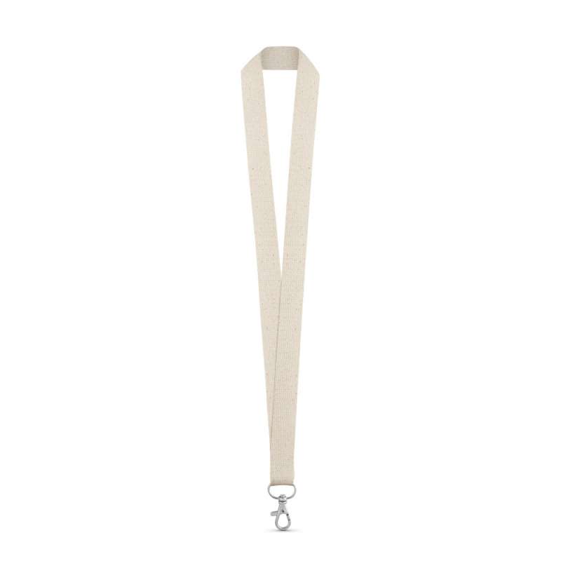 Cotton Lanyard with Metal Hook, 20x480mm at wholesale prices - Lanyard at wholesale prices