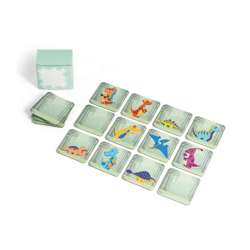 Gioco di memoria dinosauri 20 pezzi 56x54 mm - gioco di memoria a prezzi all'ingrosso