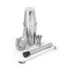 6-Piece Stainless Steel Cocktail Set with Pouch - Shaker at wholesale prices