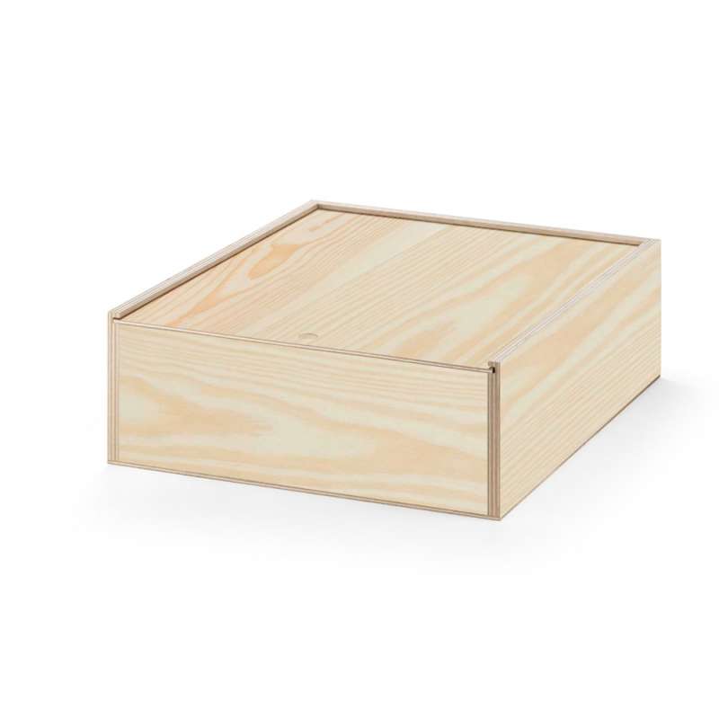 Houten doos L, 348x308x111 mm tegen groothandelsprijzen - doos tegen groothandelsprijzen