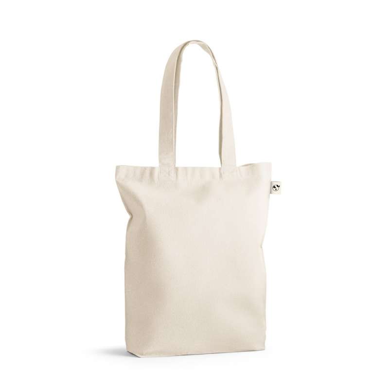 Recycled Cotton Tote Bag 15"x16"x4" - Recyclable accessory at wholesale prices