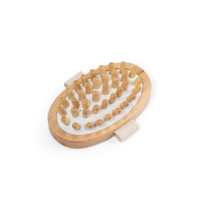 Holz-Massagebürste 130 x 75 mm - Massagezubehör zu Großhandelspreisen