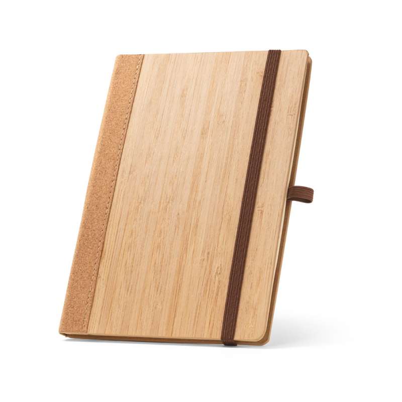 A5 Notitieboek van bamboe en kurk - Houten notitieboek tegen groothandelsprijzen