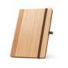 Cuaderno A5 de bambú y corcho con líneas - Cuaderno de madera a precios de mayorista