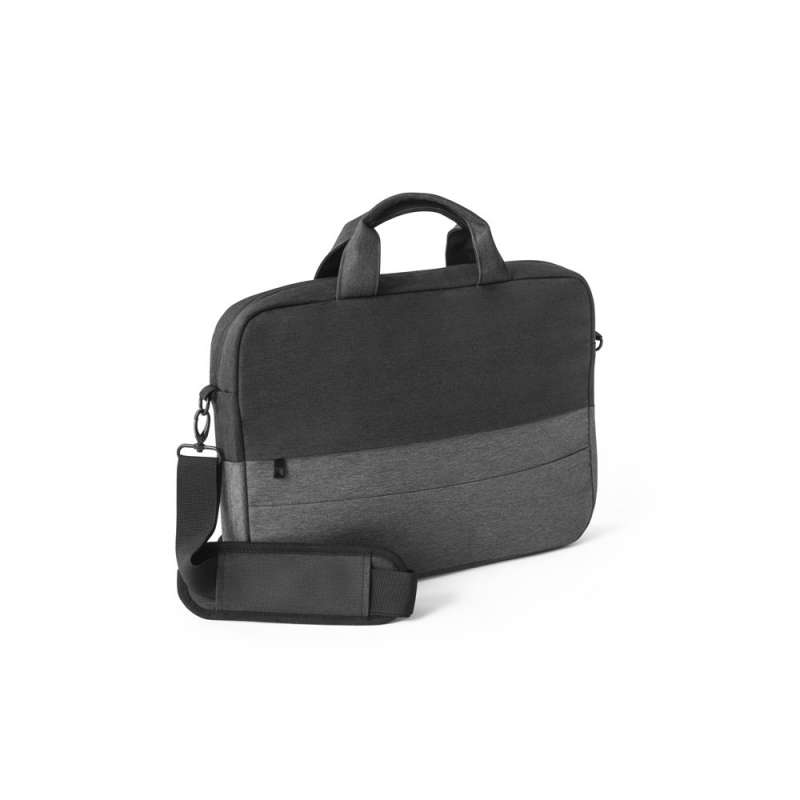Quiltad laptopväska 15 tum i återvunnen polyester till grossistpris - Väska till grossistpris
