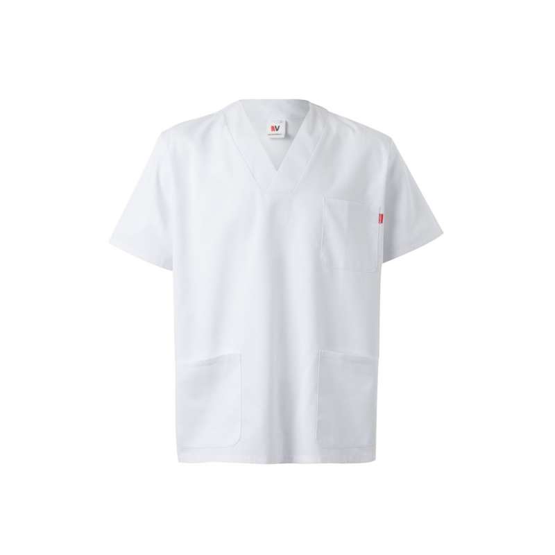 VL TLALOC. Short-sleeved 190g/m² twill tunic in 65% polyester and 35% cotton - tunic at wholesale prices