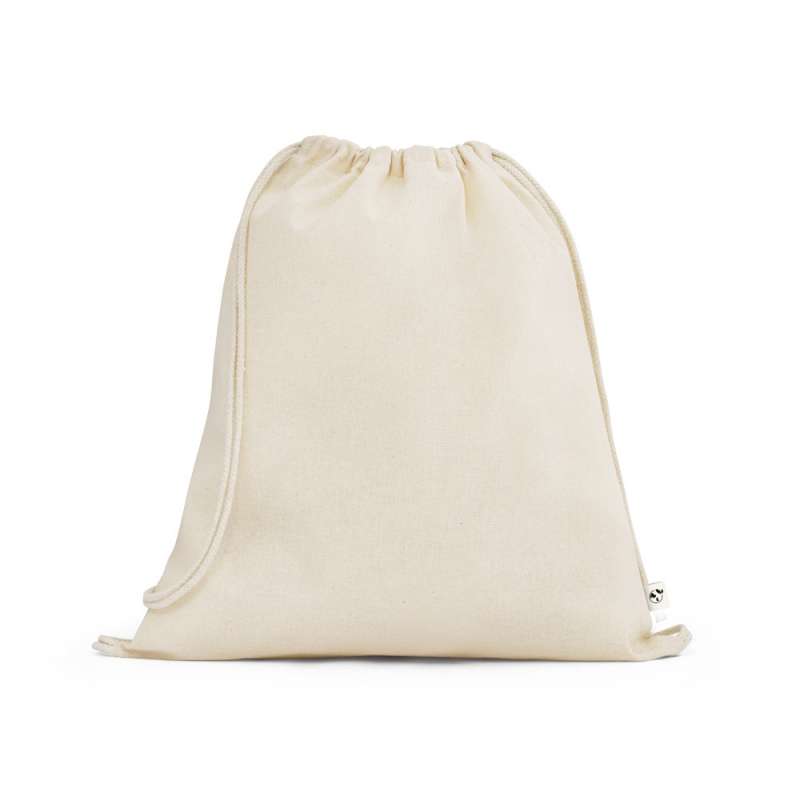 Mochila de Algodão Biológico 370x410 mm a preço grossista - Mochila a preço grossista