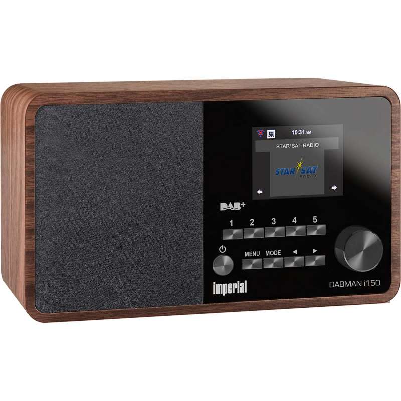 Hybride DAB FM Internet radio met natuurlijk hout - Hi-fi set tegen groothandelsprijzen