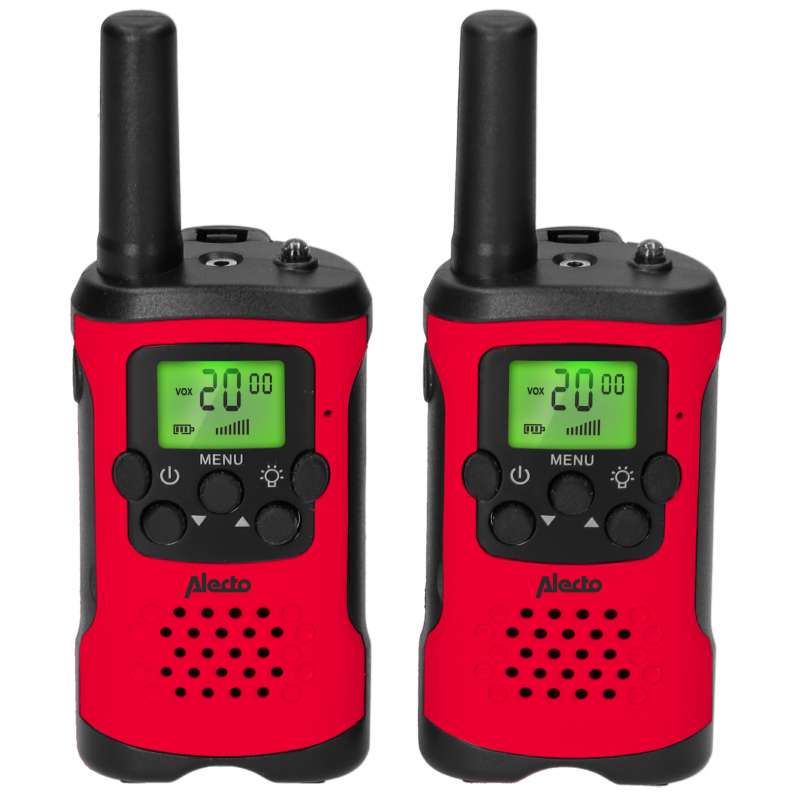 Talkie-walkie preto resistente 8 canais PTT/VOX a preço grossista - Rádio comunicador a preço grossista