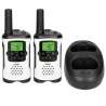 Oplaadbare zwarte walkietalkies met 24 uur batterijduur - Wandelcommunicator tegen groothandelsprijzen Oplaadbare zwarte walkietalkies met 24 uur batterijduur - Wandelcommunicator tegen groothandelsprijzen