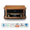 Tourne-disque rétro en bois avec Bluetooth®, radio DAB/FM, encodage USB, lecteur CD, lecteur de cassettes et haut-parleurs int - Poste de radio à prix de gros Tourne-disque rétro en bois avec Bluetooth®, radio DAB/FM, encodage USB, lecteur CD, lecteur de cassettes et haut-parleurs int - Poste de radio à prix de gros