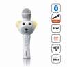 Microphone karaoké avec Bluetooth® Lumières de l'emplacement SD Sortie auxiliaire Blanc - micro à prix grossiste Microphone karaoké avec Bluetooth® Lumières de l'emplacement SD Sortie auxiliaire Blanc - micro à prix grossiste