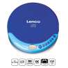 Lecteur CD portable avec fonction de recharge Bleu - Lecteur cd à prix de gros