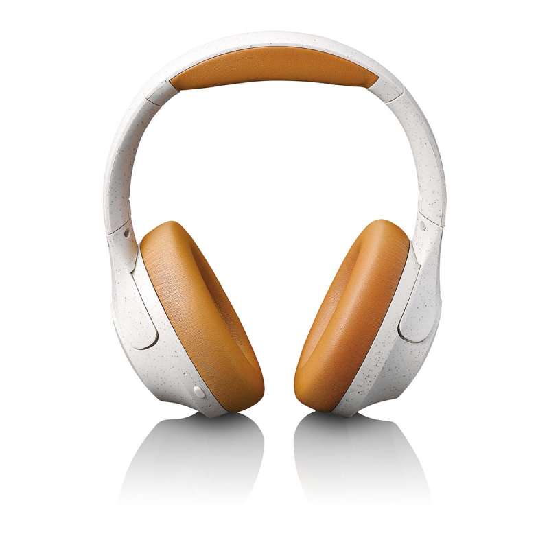Auricular Bluetooth sem fios ANC cinza e branco - Auriculares a preço grossista