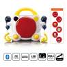 Lecteur CD karaoké portable avec Bluetooth® pour enfants Multicolore - Lecteur cd à prix de gros