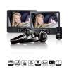 Reproductor DVD doble pantalla negro con auriculares integrados - Reproductor de DVD a precios de mayorista Reproductor DVD doble pantalla negro con auriculares integrados - Reproductor de DVD a precios de mayorista
