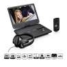 Reproductor DVD portátil negro USB con auriculares - Reproductor de DVD a precios de mayorista Reproductor DVD portátil negro USB con auriculares - Reproductor de DVD a precios de mayorista