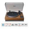 Tourne-disque entièrement automatique avec transmission Bluetooth® et préamplificateur Plateau de la platine et bras de lectu - platine vinyle à prix grossiste