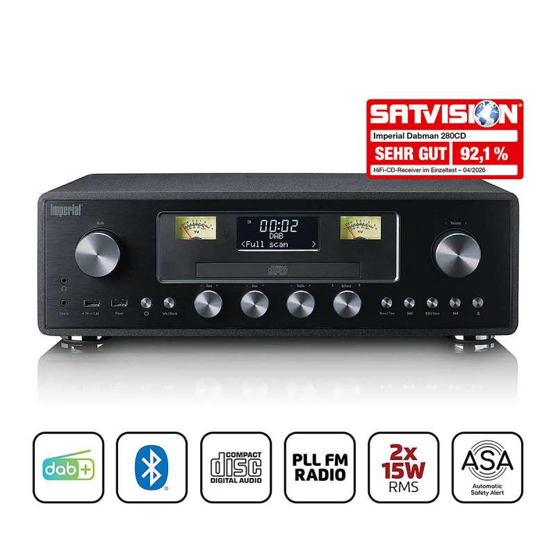 Radio DAB/FM avec lecteur CD, USB, Bluetooth® et fonction ASA - Lecteur cd à prix de gros