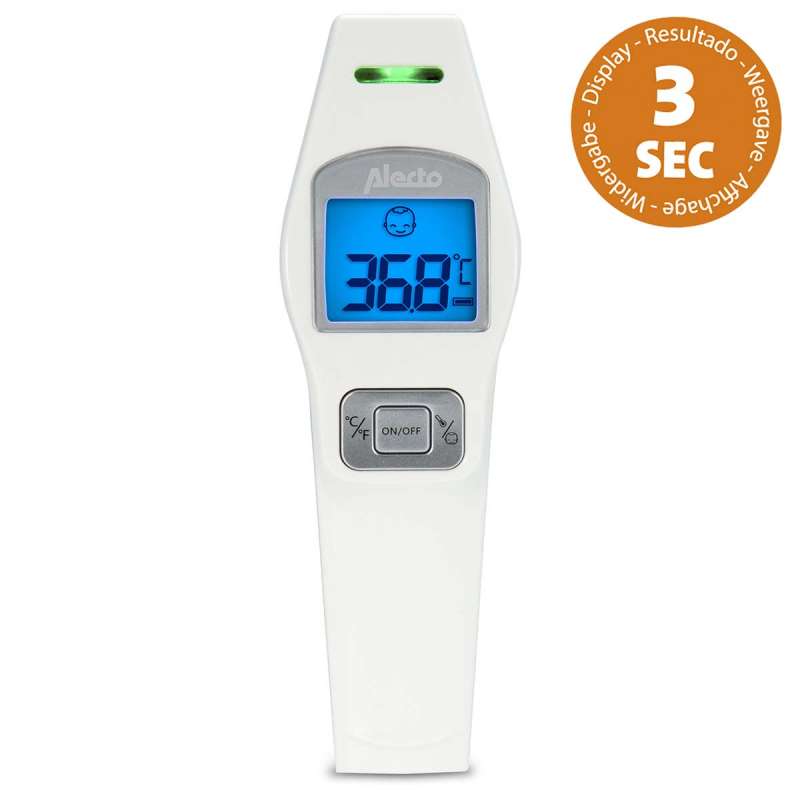 BC-37 Thermomètre frontal infrarouge blanc à prix grossiste - Thermomètre à prix de gros