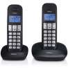 PDX-1120 Téléphone DECT avec 2 combinés noir - Téléphone à prix de gros