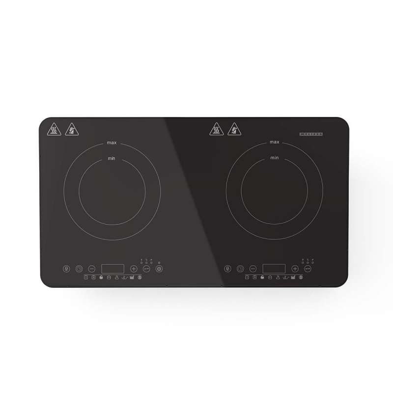 Double plaque de cuisson à induction | 3500 W | 10 niveaux de puissance | 8 préréglages | Fonction minuterie | Fonction Boost - plaque de cuisson à prix grossiste