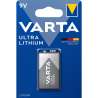 Langdurige zilveren 9V lithium batterij - Batterij tegen groothandelsprijzen Langdurige zilveren 9V lithium batterij - Batterij tegen groothandelsprijzen
