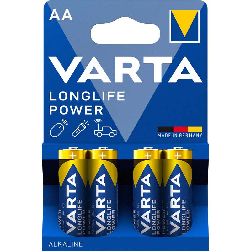 Piles alcalines AA 1.5 V High Energy 4-Blister - Pile à prix grossiste