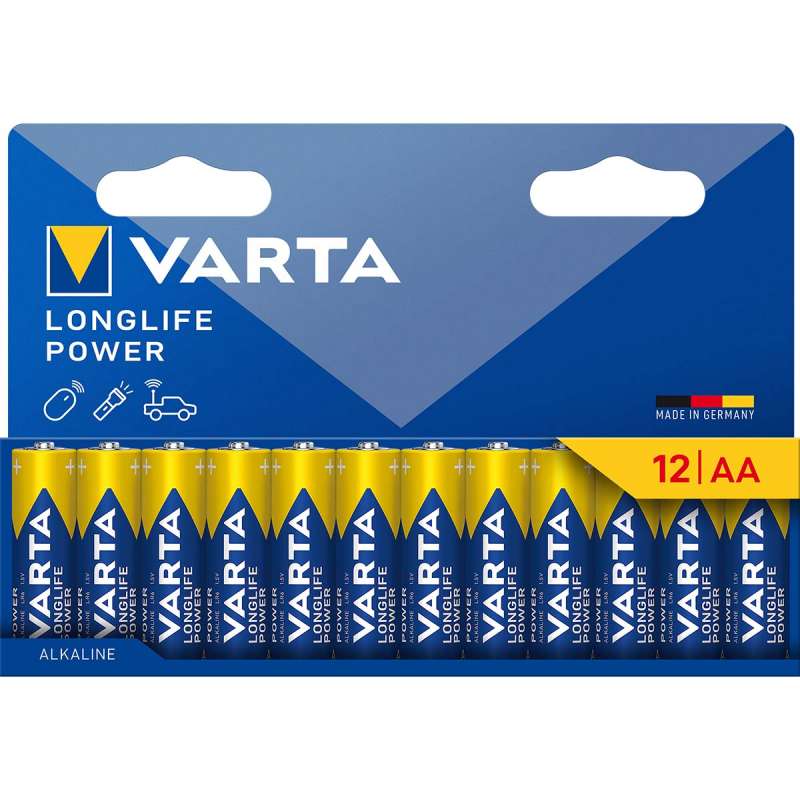 Pilhas alcalinas prateadas de alta autonomia 1,5 V - Pilha a preço grossista