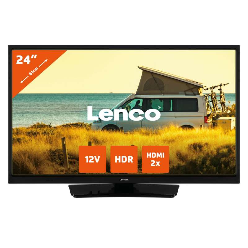 Zwarte HD LED TV met DVB-T2/C/S2 tuner - TV tegen groothandelsprijzen