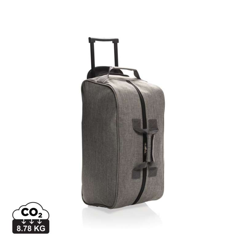 Weekend Trolley 55x26x28 cm Zwart - Zak tegen groothandelsprijzen