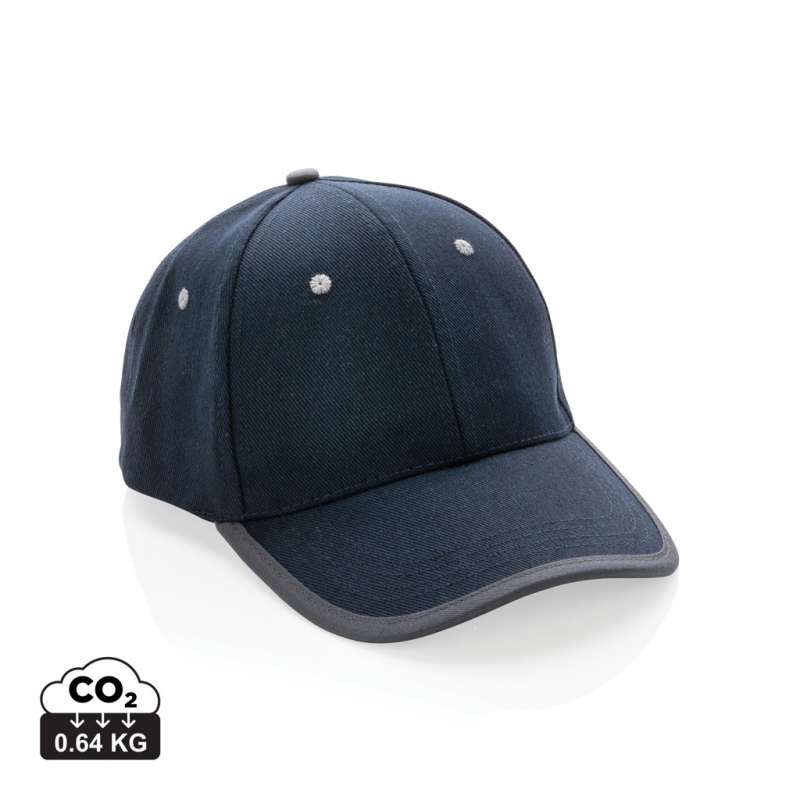 Casquette 6 panneaux Baumwolle recycelte 280g zu Großhandelspreisen - Baseballmütze zu Großhandelspreisen