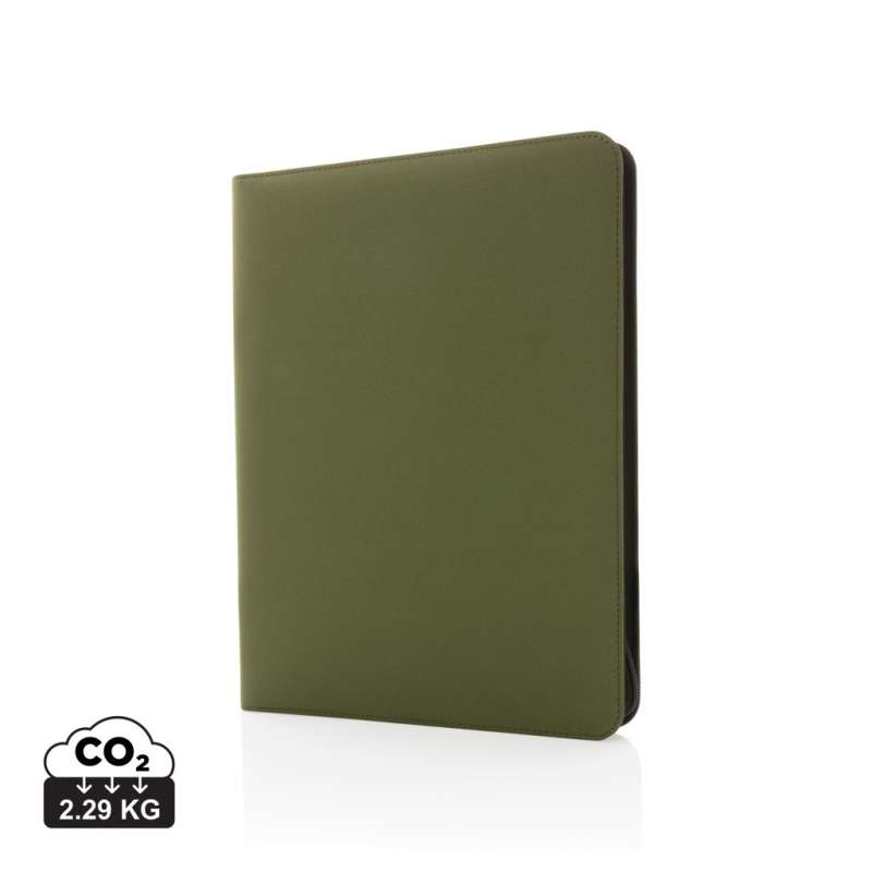 Carpeta A4 300D rPET con cierre zipper - Conferenciante a precios de mayorista