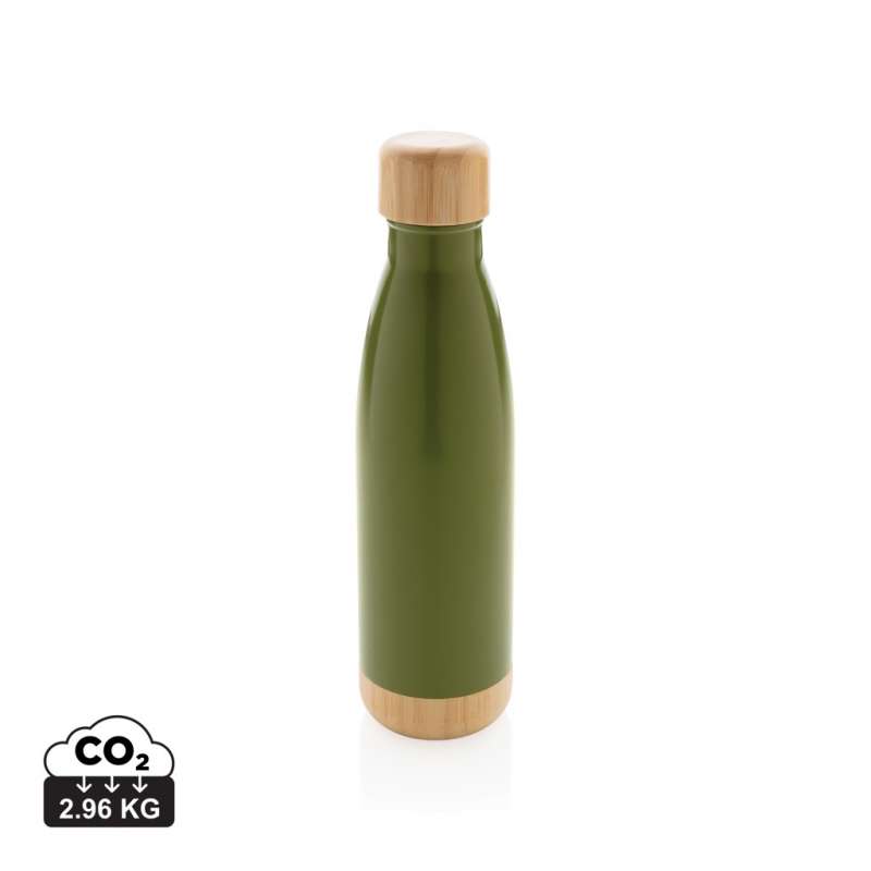 Bottiglia isoterma 520ml acciaio bambù a prezzi all'ingrosso - Bottiglia isotermica a prezzi all'ingrosso