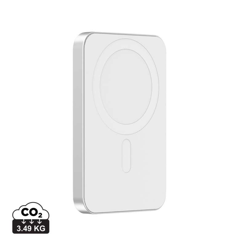5000mAh Powerbank van gerecycled aluminium - Powerbank / externe batterij tegen groothandelsprijzen