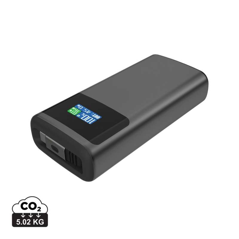 Batería portátil 10000mAh con pantalla colorida - Powerbank / batería externa a precios de mayorista