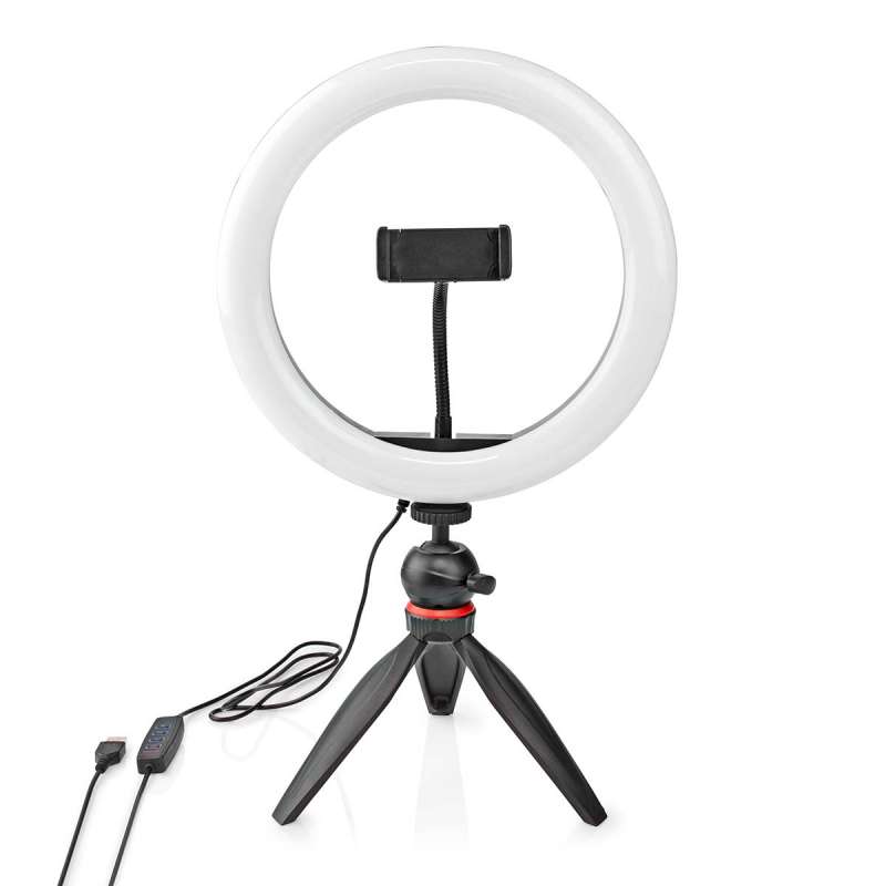 Anneau Lumineux | 10 inch | 120 LED's | 2700 - 6700 | Trépied | Noir - trépied à prix de gros
