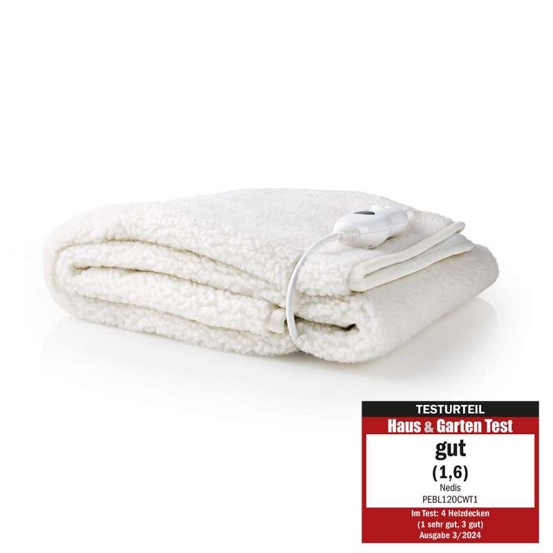 Couverture Electrique | Sous-couverture | 1 Person | 150 x 80 cm | 3 Réglages de Chaleur | Lavable | Protection contre la surch - couverture chauffante à prix grossiste