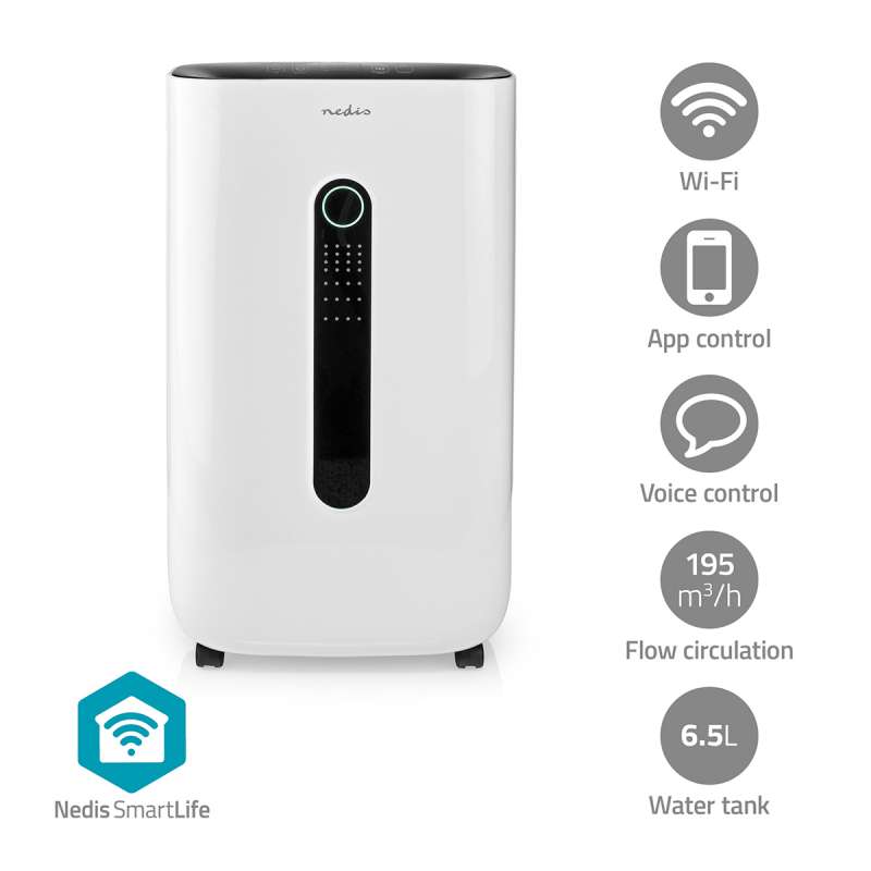 Déshumidificateur SmartLife | Wi-Fi | 20 l/Jour | Déshumidification / Continu / Séchage du linge / Ventilation | Android™ / à prix de gros - déshumidificateur à prix grossiste