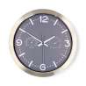 Horloge murale | Diamètre: 300 mm | Acier | Mouvement silencieux | Thermomètre température | Hygromètre | Gris / Métal - Thermomètre à prix de gros Horloge murale | Diamètre: 300 mm | Acier | Mouvement silencieux | Thermomètre température | Hygromètre | Gris / Métal - Thermomètre à prix de gros