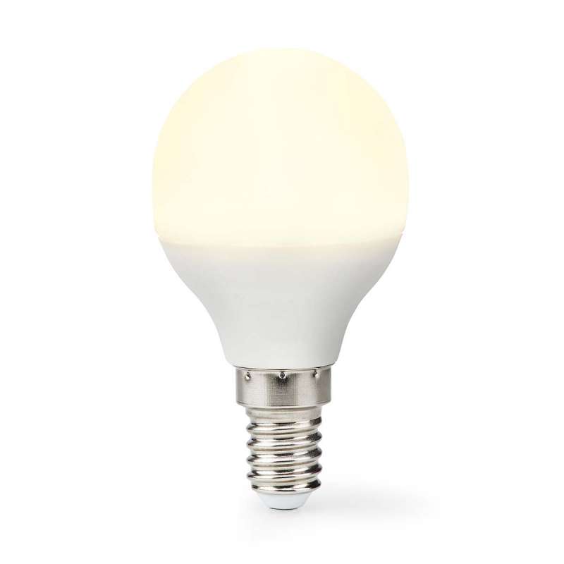 Ampoule LED E14 | G45 | 4.9 W | 470 lm | 2700 | Blanc Chaud | Givré | 1 pièces - Ampoule led à prix grossiste