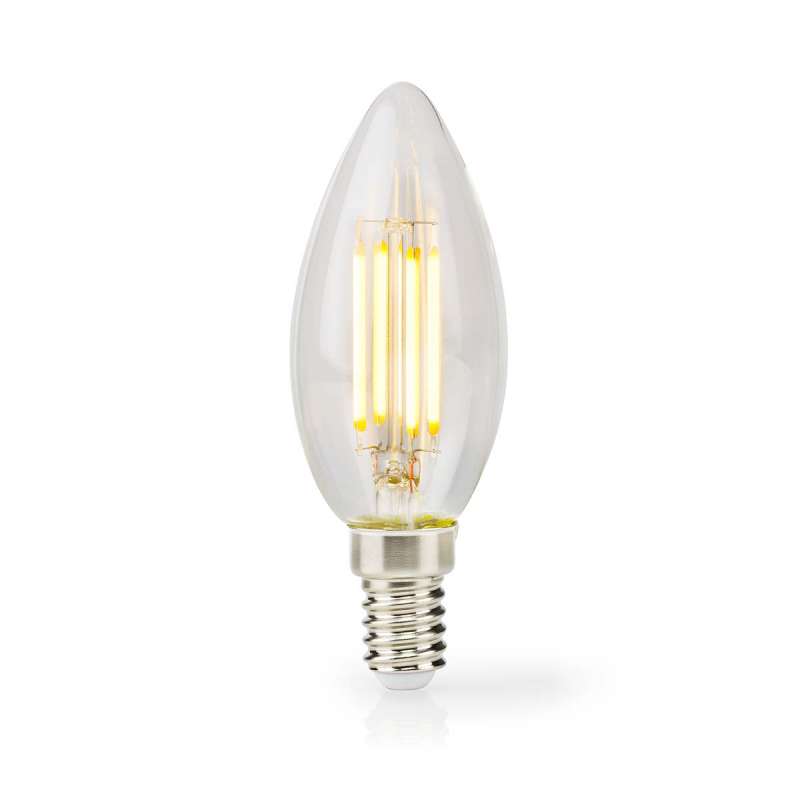 Lampe LED Ampoule E14 | Bougie | 4.5 W | 470 lm | 2700 | Dimmable | Blanc Chaud | Style rétro | 1 pièces | Clair à prix de gros - Ampoule led à prix grossiste