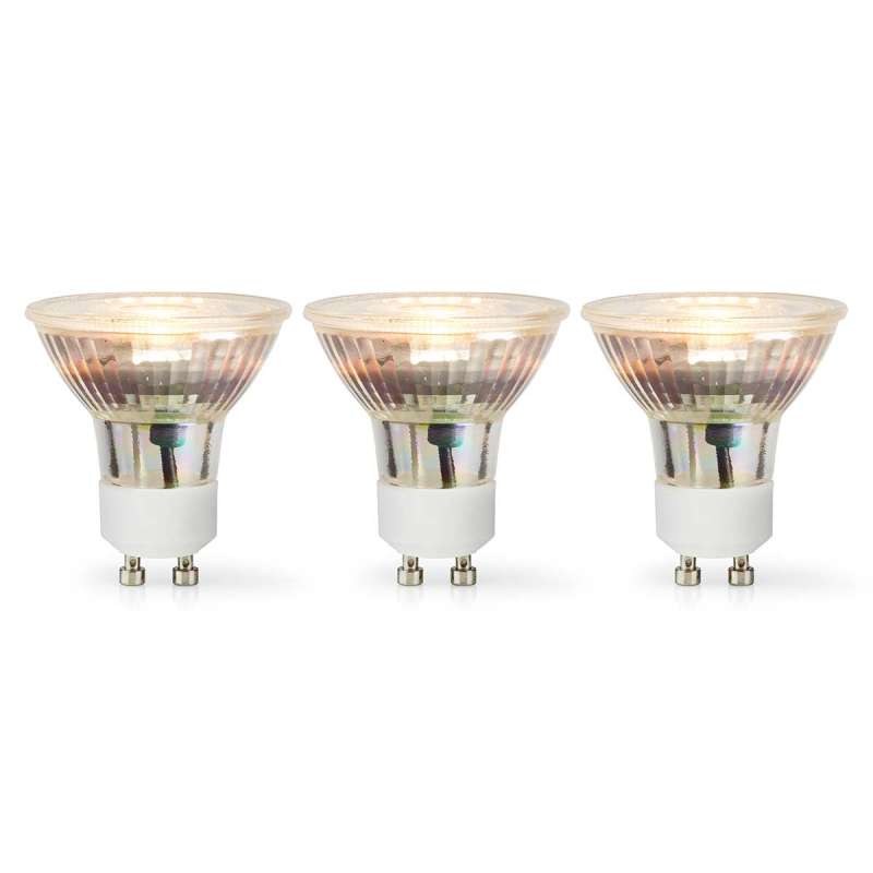 Ampoule LED GU10 | Spot | 4.5 W | 345 lm | 2700 | Blanc Chaud | Style rétro | 3 pièces - Ampoule led à prix de gros