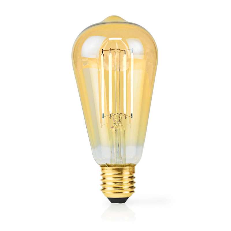 Ampoule LED filament E27 | ST64 | 4.9 W | 470 lm | 2100 | Dimmable | Blanc très chaud | Style rétro | 1 pièces - Ampoule led à prix de gros
