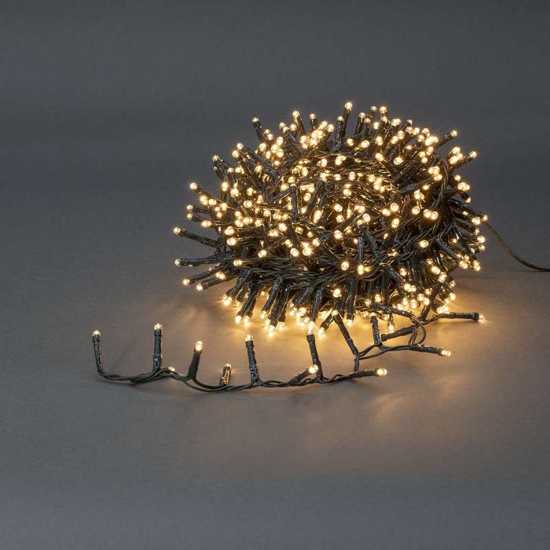 Éclairage de Noël | Cluster compact | 560 LED's | Blanc Chaud | 11.2 m | Effets de lumière: 7 | Intérieur ou extérieur | Al à prix de gros - guirlande électrique à prix grossiste