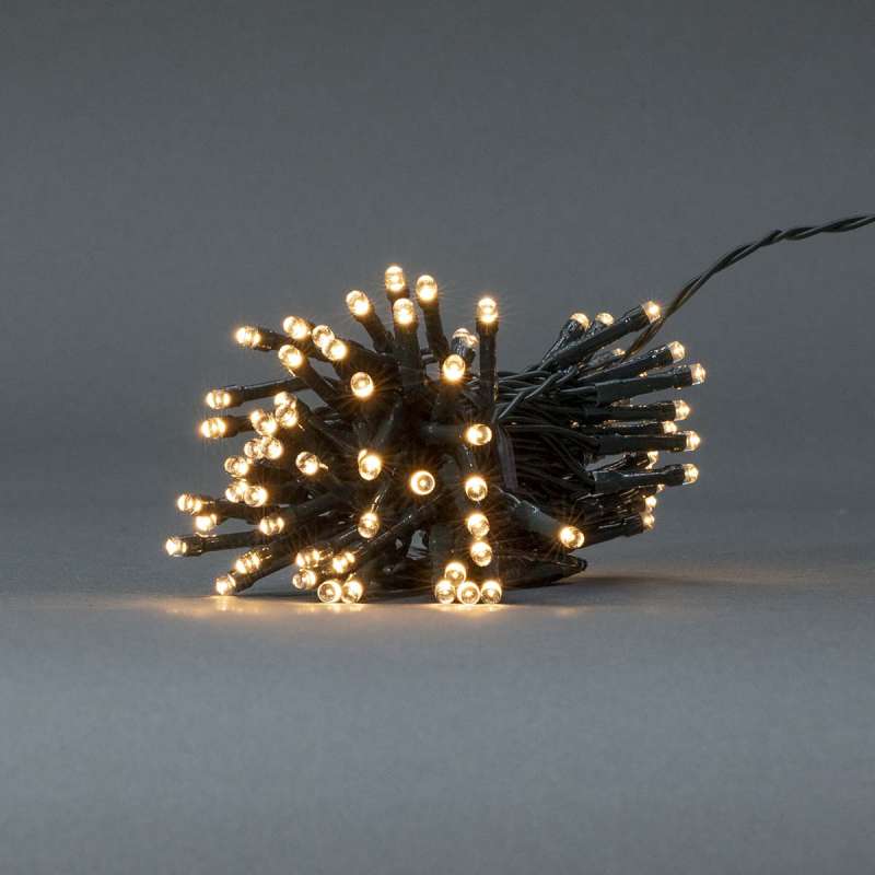 Éclairage de Noël | Corde | 96 LED's | Blanc Chaud | 7.20 m | Effets de lumière: 7 | Intérieur ou extérieur | Alimenté par à prix de gros - guirlande électrique à prix grossiste
