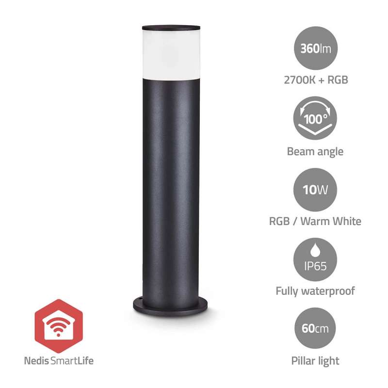 Lampe d'extérieur Smartlife | 360 lm | Zigbee 3.0 | 10 4 W | Blanc Chaud / RGB | 2700 | Aluminium | Android™ / IOS - Lampe extérieure à prix grossiste