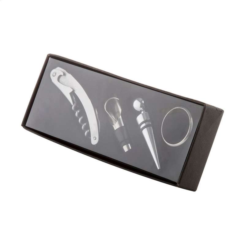 Elegante cofanetto regalo di accessori per vino - Set di vino a prezzi all'ingrosso