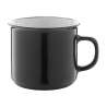 Tazza in ceramica vintage bordi neri interno bianco - Prodotti a prezzi all'ingrosso