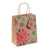 Bolsa de regalo navideña de kraft reciclado - Accesorio de Navidad a precios de mayorista Bolsa de regalo navideña de kraft reciclado - Accesorio de Navidad a precios de mayorista